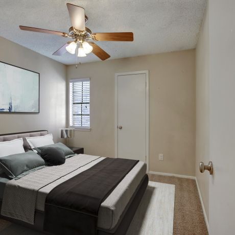 Spacious bedroom at Autumn Chase townhomes