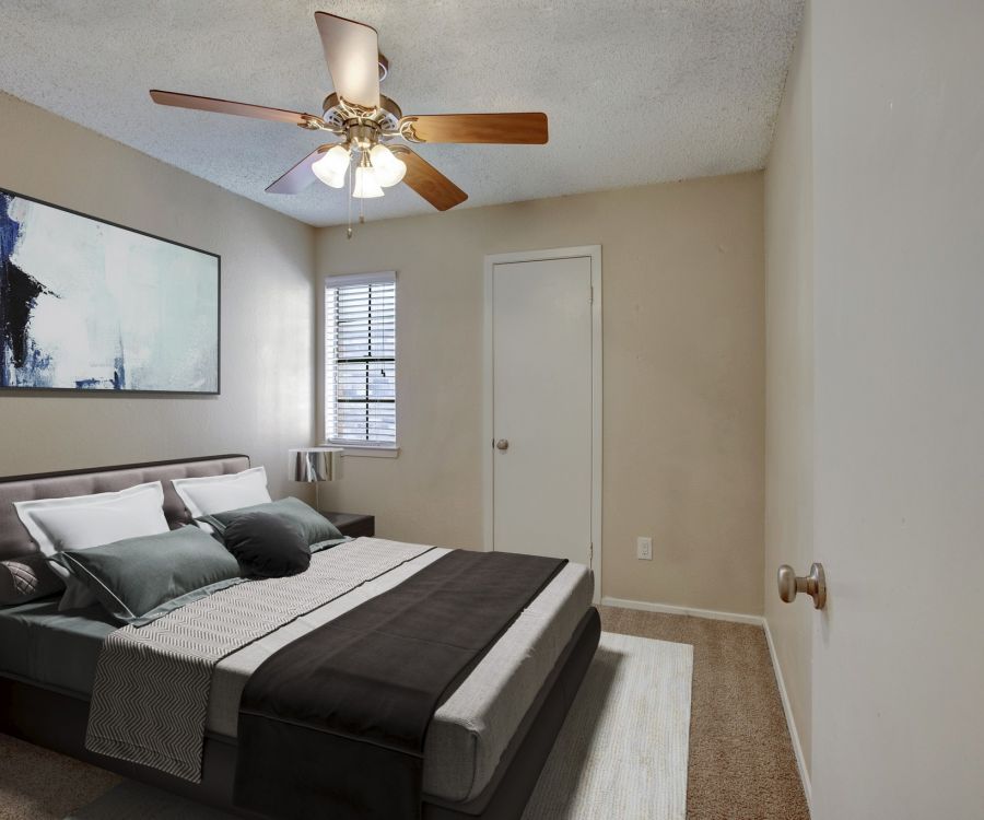 Spacious bedroom at Autumn Chase townhomes