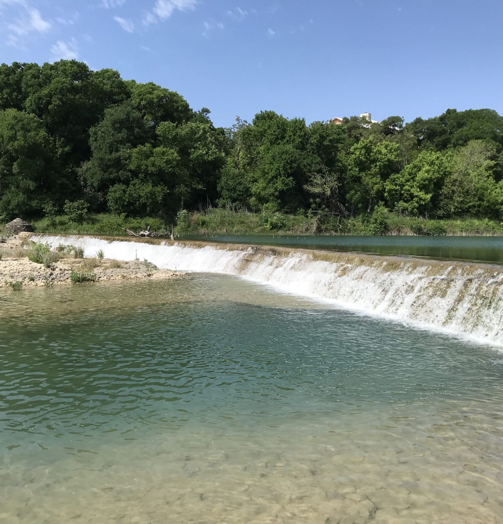 Scenic dam at Autumn Chase