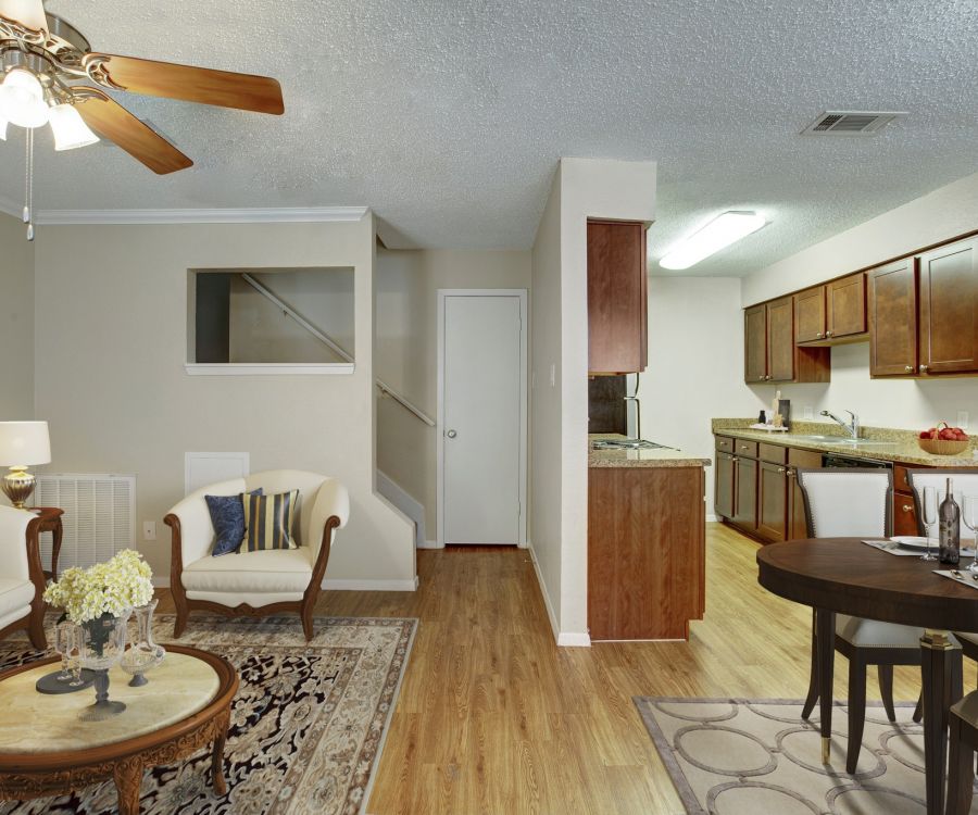 Spacious living room at Autumn Chase